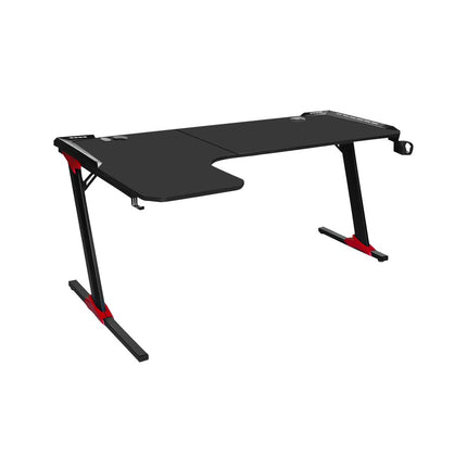 L Shaped Desk Corner Gaming RGB Table With LED lights