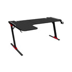 L Shaped Desk Corner Gaming RGB Table With LED lights