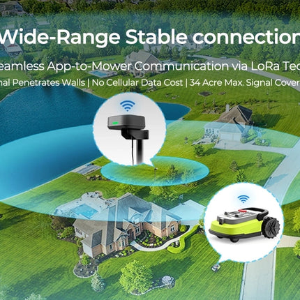 Robotic Lawn Mower Smart, Wire Free Lawn Care Made Simple