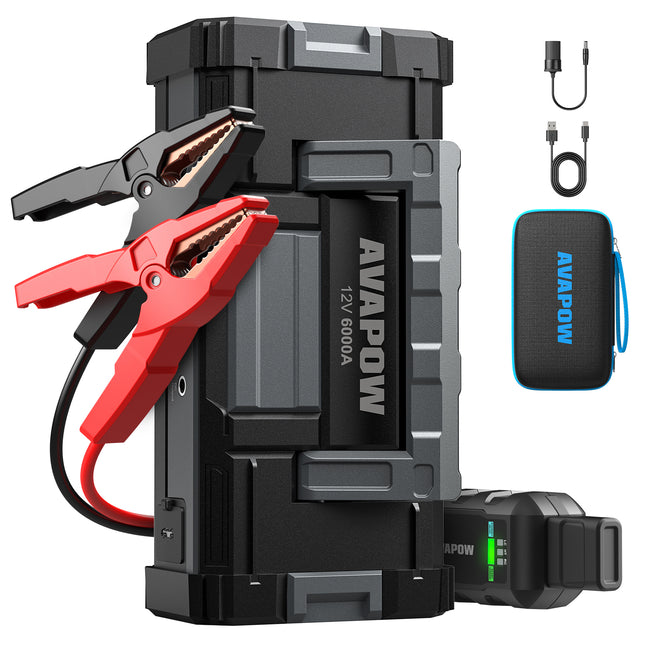 AVAPOW 6000A Car Battery Jump Starter Portable