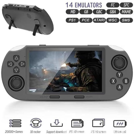 Handheld Gaming Console with 64GB Memory Card