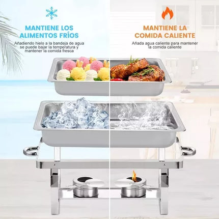 Stainless Steel Chafing Dishes, 11 Liters