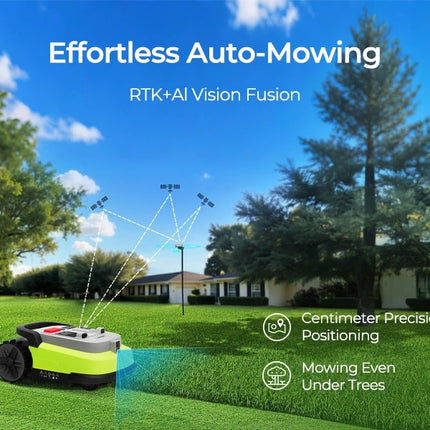 Robotic Lawn Mower Smart, Wire Free Lawn Care Made Simple