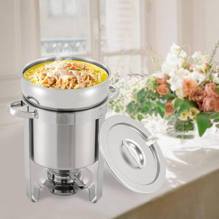 11L Stainless Steel Soup Chafing Dish / Food Warmer