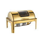 Chafing Dish Buffet Food Warmer Stainless Steel Catering Set Gold 9L