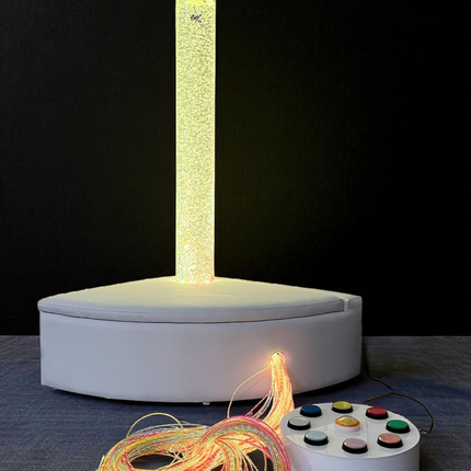Sensory Fibre Optic Tails with Bubble Tube