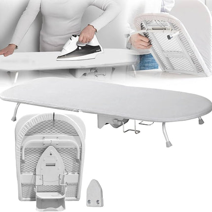 Compact Foldable Tabletop Ironing Board