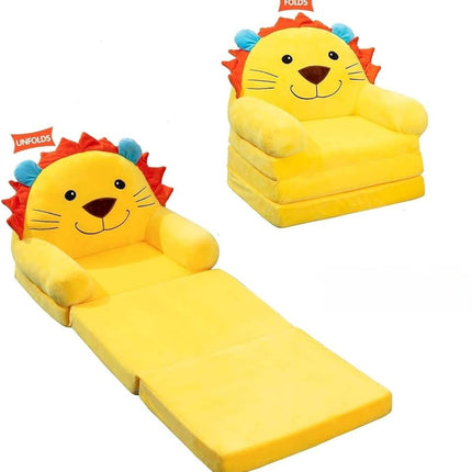 Foldable Cartoon Children's Sofa 2-in-1