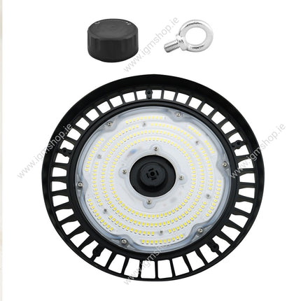 UFO LED High Bay Light 200W with Integrated Microwave Motion Sensor – 6500K, IP65