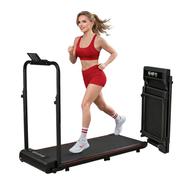 Folding Treadmill 8KM/H Compact Home Fitness Machine