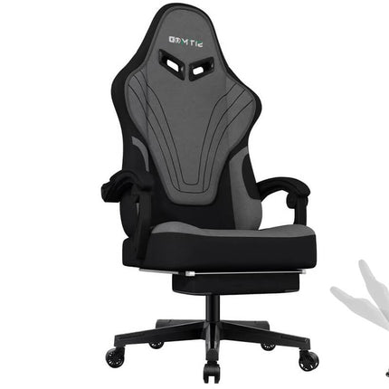 SITMOD Ergonomic Gaming Chair Grey Premium, Reclining with Footrest