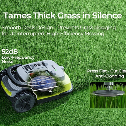 Robotic Lawn Mower Smart, Wire Free Lawn Care Made Simple