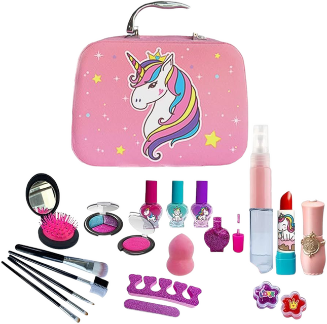 Kids’ Makeup Set with Unicorn Case