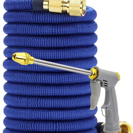 Expandable Garden Hose + Spray Gun