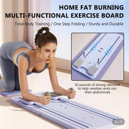 Foldable Pilates Reformer Set, Multifuctional Pilates Board