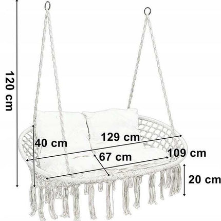 Outdoor Hanging Swing Chair Single or Double