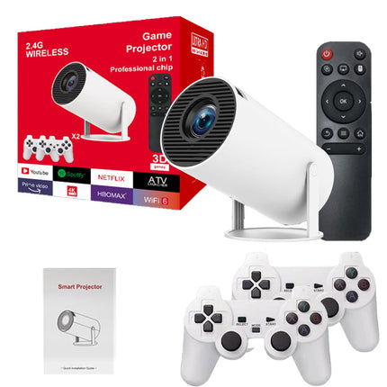 2 in 1 Game/TV Projector with Joysticks