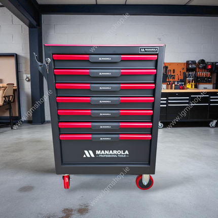7 DRAWER TOOL BOX CABINET FULL OF TOOLS