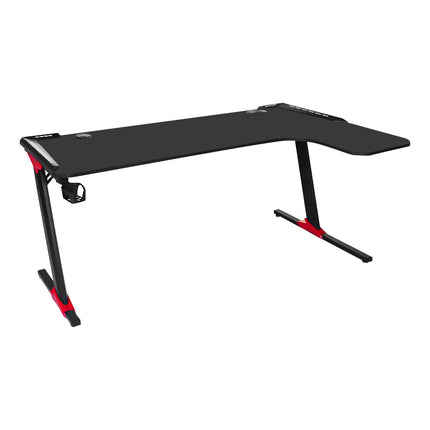 L Shaped Desk Corner Gaming RGB Table With LED lights