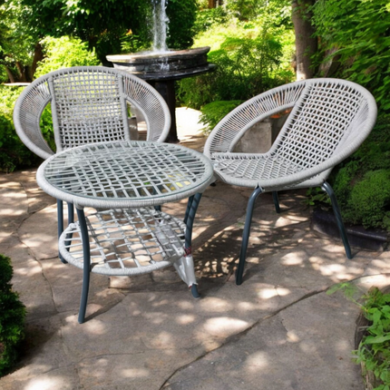 2-Seater Garden Rope Furniture Set