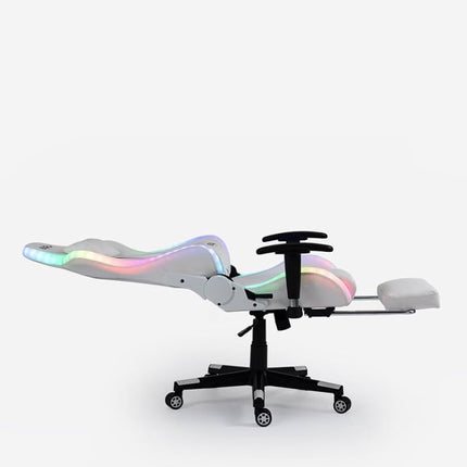 IGM Gaming LED Gaming Chair with Bluetooth Speaker and Adjustable 3D Armrests