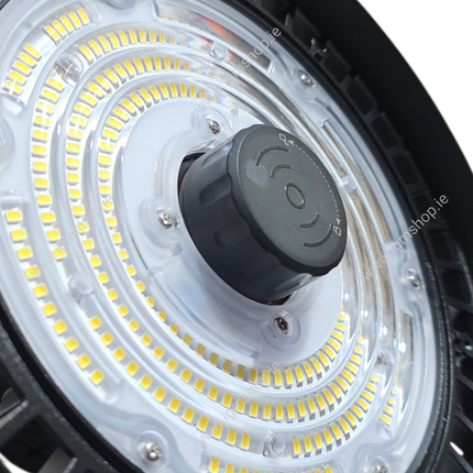 UFO LED High Bay Light 200W with Integrated Microwave Motion Sensor – 6500K, IP65