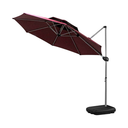 Aluminum Outdoor Cantilever Parasol Umbrella