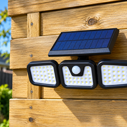 Split Solar Wall Light with sensor