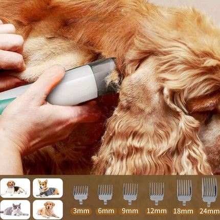 Pet Clipper Grooming Kit And Vacuum