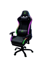 IGM Gaming LED Gaming Chair with Bluetooth Speaker and Adjustable 3D Armrests