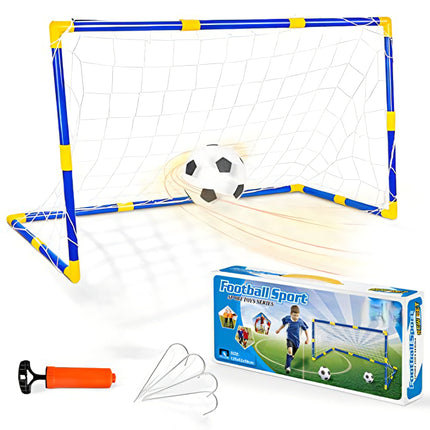 2PCS Toddler Mini Football Goal Set