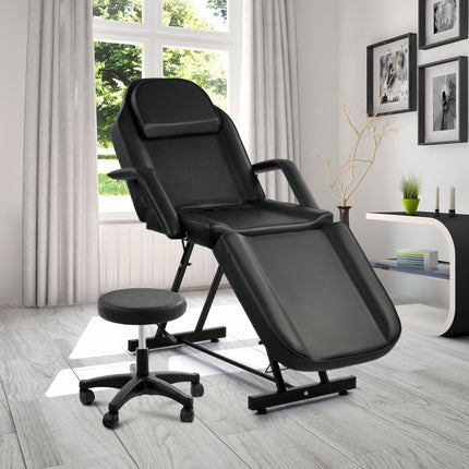 Beauty bed and chair