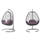 Deluxe Hanging Egg Chair with Cushions