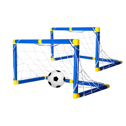 2PCS Toddler Mini Football Goal Set
