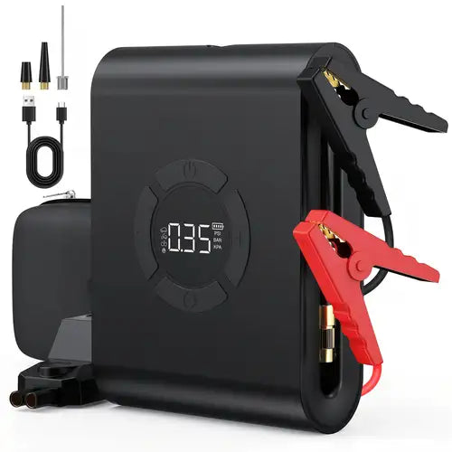 Car Jump Starter with Air Compressor