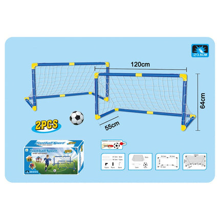 2PCS Toddler Mini Football Goal Set