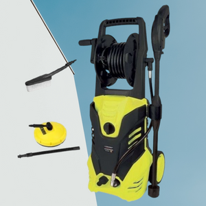 Electric PRESSURE Power WASHER 2200w2200W PRESSURE WASHER150 Bar PressureHose Length: 5 Metre360 Litre/Hour Flow RateIncluded:BrushLance ExtensionPatio CleanerCan post nationwideNext day delivery if pa