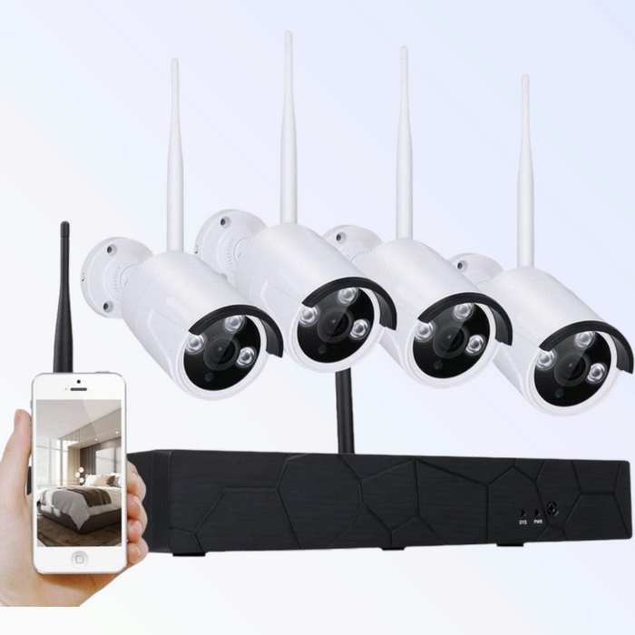 CCTV Cameras Wireless Security Kit HD NVR 2MP 1080P