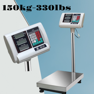 Weighing scalesCommercial Scales Digital Platform Postal Scale Electronic Weight 4.4-330lbs(150KG) 
This 330lbs(150Kg) LED AC/DC Digital Postal Platform Scale is great for both ind