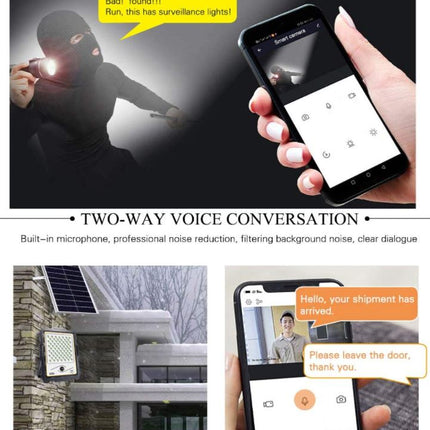 Solar CCTV security Wireless camera with LED light no wiresSolar CCTV security Wireless camera with LED light no wiresHD Security Camera Wireless Wifi, 1920*1080P/18 fps with Lens sensor This CCTV camera comes with 32G SD me